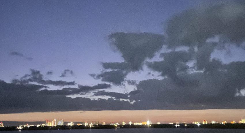 Marco Island skyline at night